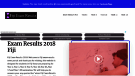 What Fijiexamresults.com website looked like in 2019 (5 years ago)