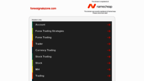 What Forexsignalszone.com website looked like in 2019 (5 years ago)