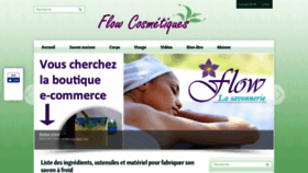 What Flow-cosmetiques.com website looked like in 2019 (5 years ago)