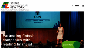 What Fintechinnovationlabnyc.com website looked like in 2019 (5 years ago)