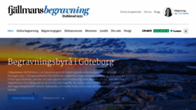 What Fjallmansbegravning.se website looked like in 2019 (5 years ago)