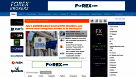 What Forexbrokerz.com website looked like in 2019 (5 years ago)
