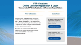 What Ftregistration.com website looked like in 2019 (5 years ago)