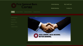 What Fnbcortez.com website looked like in 2019 (5 years ago)