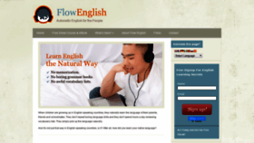 What Flowenglish.com website looked like in 2019 (5 years ago)