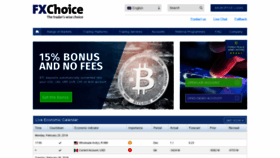 What Fxchoice.com website looked like in 2019 (5 years ago)