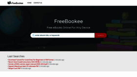What Freebookee.net website looked like in 2019 (5 years ago)