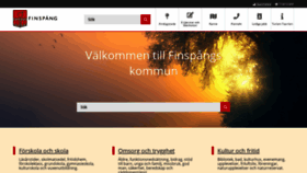 What Finspang.se website looked like in 2019 (5 years ago)