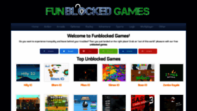 What Funblocked-games.info website looked like in 2019 (5 years ago)