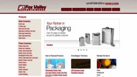 What Foxvalleycontainers.com website looked like in 2019 (5 years ago)