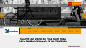 What Feine-raeder.de website looked like in 2019 (6 years ago)