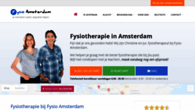 What Fysio-amsterdamcentrum.com website looked like in 2019 (5 years ago)
