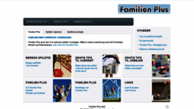 What Familienplus.dk website looked like in 2019 (5 years ago)