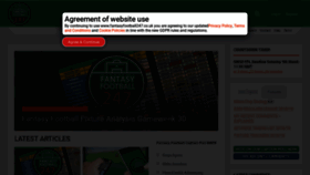 What Fantasyfootball247.co.uk website looked like in 2019 (5 years ago)