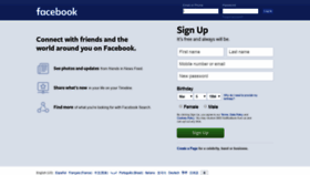 What Faacebook.com website looked like in 2019 (5 years ago)