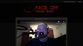 What Faceoffhockeyshow.com website looked like in 2019 (5 years ago)