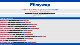 What Filmywap.world website looked like in 2019 (5 years ago)