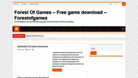 What Forestofgames.com website looked like in 2019 (5 years ago)