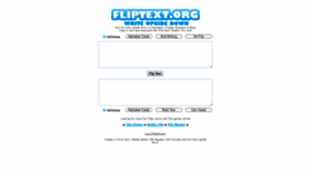 What Fliptext.org website looked like in 2019 (5 years ago)
