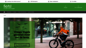 What Fiets.be website looked like in 2019 (5 years ago)