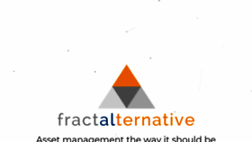 What Fractalternative.lu website looked like in 2019 (5 years ago)
