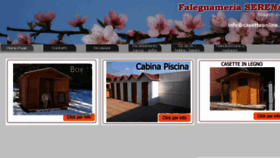 What Falegnameriaserena.it website looked like in 2019 (5 years ago)