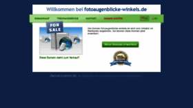 What Fotoaugenblicke-winkels.de website looked like in 2019 (5 years ago)