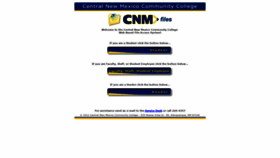 What Files.cnm.edu website looked like in 2019 (5 years ago)