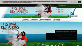 What Festivaldesjardins.departement06.fr website looked like in 2019 (5 years ago)