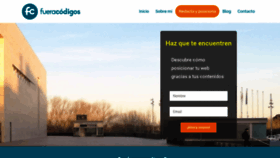 What Fueracodigos.com website looked like in 2019 (5 years ago)