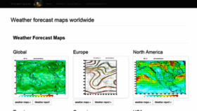 What Forecastmaps.eu website looked like in 2019 (5 years ago)