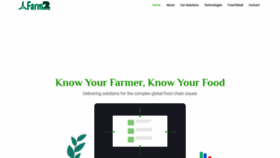 What Farm2kitchen.com website looked like in 2019 (5 years ago)