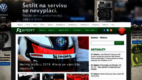 What Formule1.auto.cz website looked like in 2019 (5 years ago)