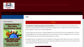 What Fiav.org.au website looked like in 2019 (5 years ago)