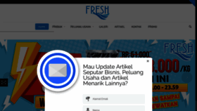 What Freshpowderdrink.com website looked like in 2019 (5 years ago)