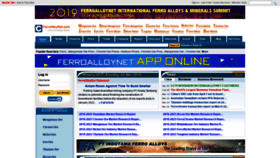 What Ferroalloynet.com website looked like in 2019 (5 years ago)
