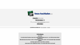What Fotos-hochladen.net website looked like in 2019 (5 years ago)