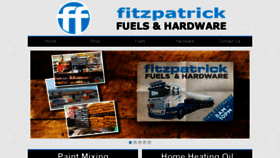 What Fitzpatricksfuelandhardware.com website looked like in 2019 (5 years ago)
