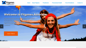 What Fitgenes.com.au website looked like in 2019 (5 years ago)