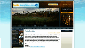 What Florida-everglades.com website looked like in 2019 (5 years ago)