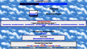 What Findthepower.net website looked like in 2019 (5 years ago)