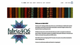 What Fabric406.com website looked like in 2019 (5 years ago)