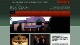 What Fairclaimlawyers.com website looked like in 2019 (5 years ago)