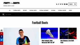 What Footy-boots.com website looked like in 2019 (5 years ago)