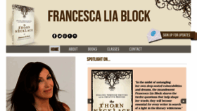 What Francescaliablock.com website looked like in 2019 (5 years ago)