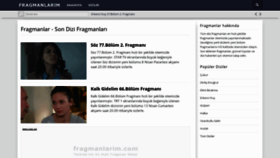 What Fragmanlarim.com website looked like in 2019 (5 years ago)