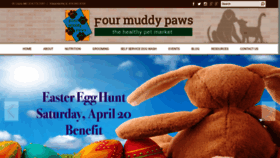 What Fourmuddypaws.com website looked like in 2019 (5 years ago)