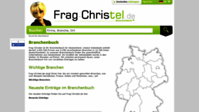 What Frag-christel.de website looked like in 2019 (5 years ago)