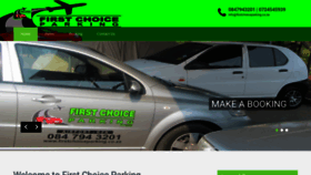 What Firstchoiceparking.co.za website looked like in 2019 (5 years ago)