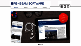What Fishbeam.com website looked like in 2019 (5 years ago)